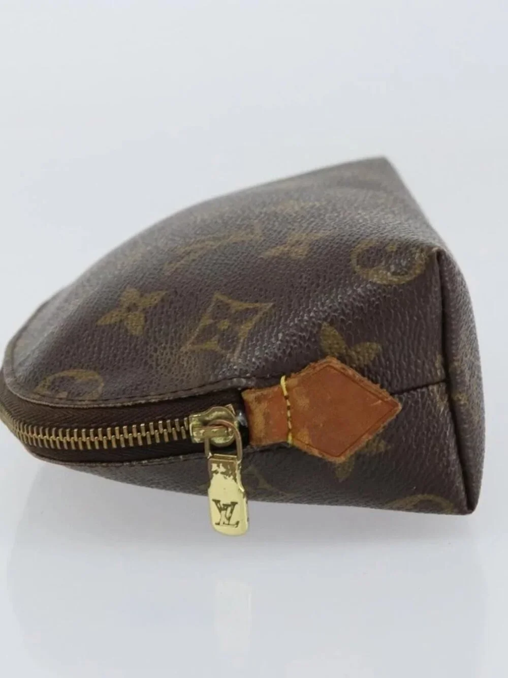 LOUIS VUITTON Monogram Pochette Cosmetic PM Pouch M43998 LV Auth 159485